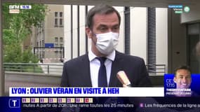 Lyon: Olivier Véran a défendu "l'effort très conséquent" de l'État pour revaloriser le salaire des soignants