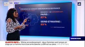 Île-de-France: le variant Omicron majoritaire dans les cas quotidiens