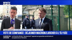 Emmanuel Macron reçoit Gérard Larcher et continue ses consultations avant le redouté vote de confiance du 8 septembre 