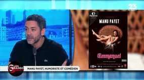 Le Grand Oral de Manu Payet, humoriste à l’affiche du one-man-show "Emmanuel" au Théâtre de l’Œuvre - 12/10
