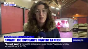 Rhône: 100 exposants du marché de Tarare bravent le froid