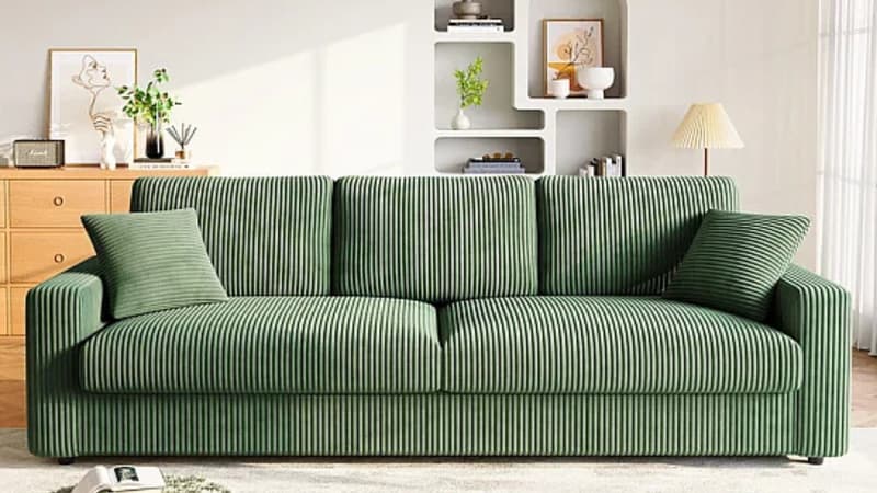 Ces 3 canapés en velours côtelé sont en promotion chez vente-unique !