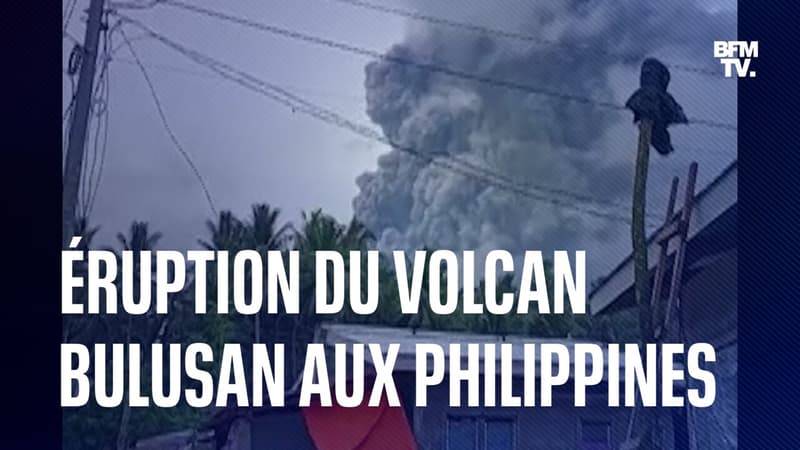 Philippines: le volcan Bulusan, situé dans la province rurale de Sorsogon, est entré en éruption