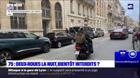 Paris: les deux-roues thermiques bientôt interdits la nuit?
