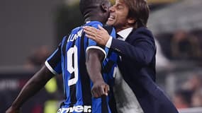 Romelu Lukaku et Antonio Conte.