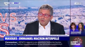 Masques: Emmanuel Macron interpellé - 26/03