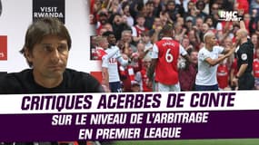 Arsenal 3-1 Tottenham : Conte critique le niveau de l’arbitrage en Premier League