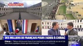 Hommage rendu à Jacques Chirac: Pierre-Yves Bournazel est venu saluer le cercueil aux Invalides