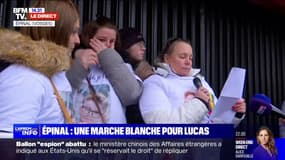 "Lucas était un garçon plein d'ambitions et de rêves": l'hommage de sa marraine lors de la marche blanche à Épinal