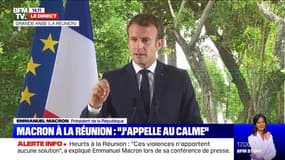 Selon Emmanuel Macron, l'île de la Réunion peut "faire figure d'exemple" en matière de vivre-ensemble entre différentes communautés