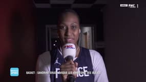 Basket / Sandrine Gruda : "Battre la Slovénie ? Il va falloir être appliqué"