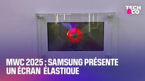 Samsung présente un écran élastique au MWC 2025
