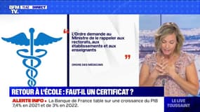 Retour à l'école: faut-il un certificat ? BFMTV répond à vos questions