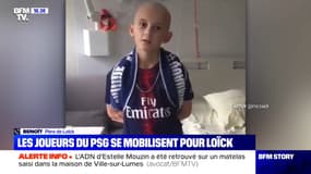 PSG-Bayern Munich : Atteint d'un cancer, le petit Loïck "ne s'attendait pas" à la réponse de Neymar et Mbappé