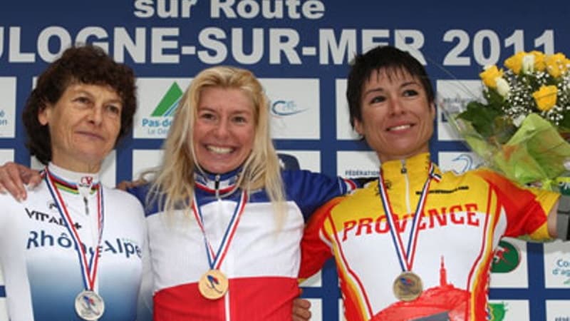 Jeannie Longo, Christel Ferrier-Bruneau et Magdalena De Saint Jean