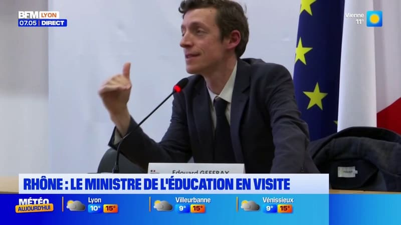 Le ministre de l'Éducation en déplacement à Lyon et Givors ce vendredi
