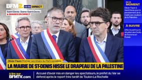 Drapeau palestinien sur les mairies: Olivier Faure dénonce "l'indécence folle" de Bruno Retailleau