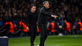 Luis Enrique lors de PSG-Barça le 10 avril 2024