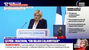 Marine Le Pen: "Ma vision politique est profondément, sincèrement, humaniste"