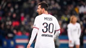 Lionel Messi lors de PSG-Rennes le 11 février 2022