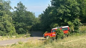 Véhicule d'intervention des pompiers du Haut-Rhin le 1er juillet 2025
