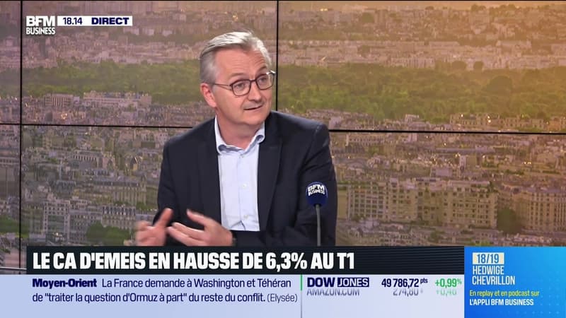 Laurent Guillot (Emeis) : Le CA d'Emeis en hausse de 6,3 % au T1 - 06/05