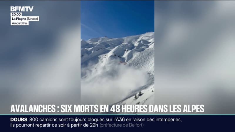Avalanches: six personnes sont mortes en 48 heures dans les Alpes