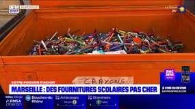 Marseille: des fournitures scolaires à prix réduits