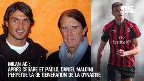 Milan AC: Après Cesare et Paolo, Daniel Maldini perpétue la dynastie Maldini