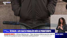 Violence à l'école: Élisabeth Borne souhaite des "fouilles" inopinées des sacs des élèves à partir du printemps