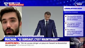 Rémi Cardon, porte-parole du Parti socialiste, explique travailler avec La France insoumise pour "sortir de cette crise démocratique"