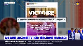 "L'émotion est immense": les élus d'Alsace saluent le vote du Sénat sur l'inscription de l'IVG dans la Constitution
