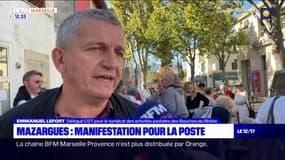 Mazargues: les salariés de la poste ont manifesté pour la réouverture du bureau de poste