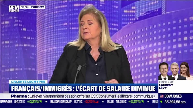 Emmanuel Lechypre Francais Immigres l ecart de salaire diminue 19 01 1218809