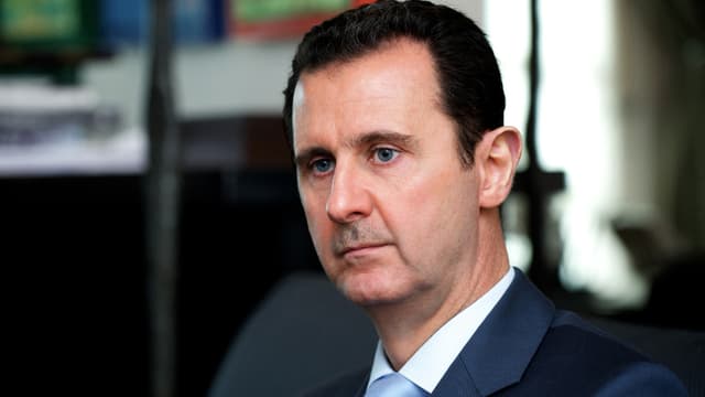 Le président syrien Bachar al-Assad le 15 janvier 2015 à Damas