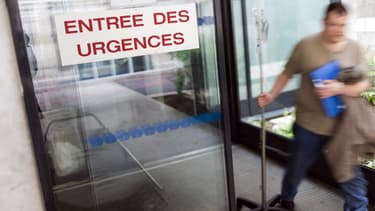 L'entrée des urgences à l'hôpital Hôtel-Dieu, à Paris.