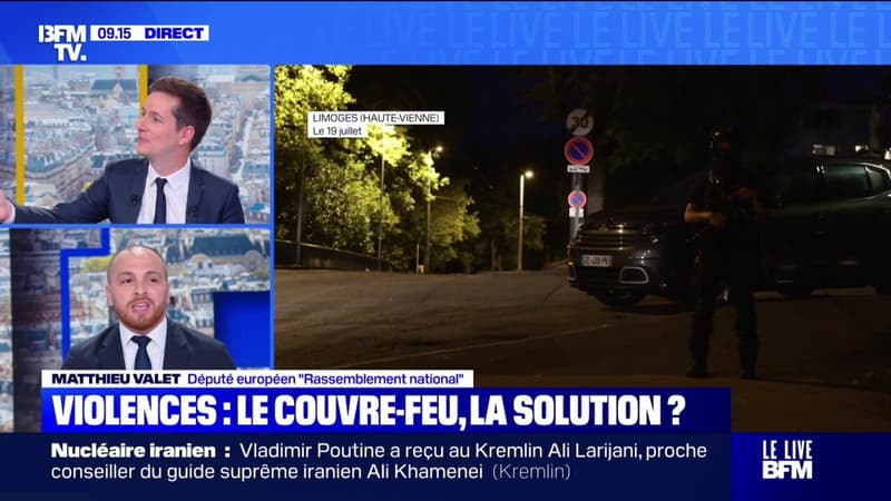 Violences à Béziers: "Les images sont terribles", juge Matthieu Valet (député européen RN)