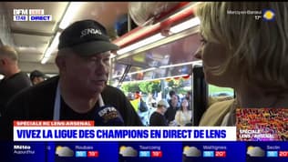 "Vive la frite et allez Lens": l'ambiance monte aux abords du stade Bollaert avant le match de la Ligue des champions