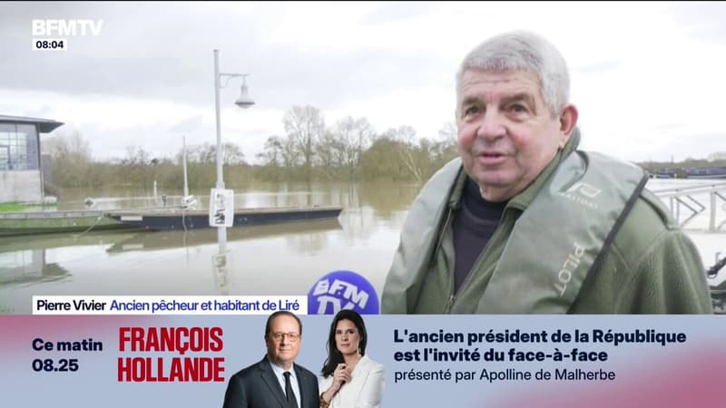 Crues: Pierre, ancien pêcheur, vient en aide aux sinistrés avec son bateau