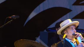 Bob Dylan en concert à Londres en 2011. 