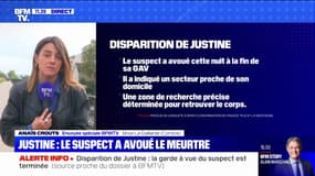 Disparition de Justine: le principal suspect a avoué avoir tué la jeune femme