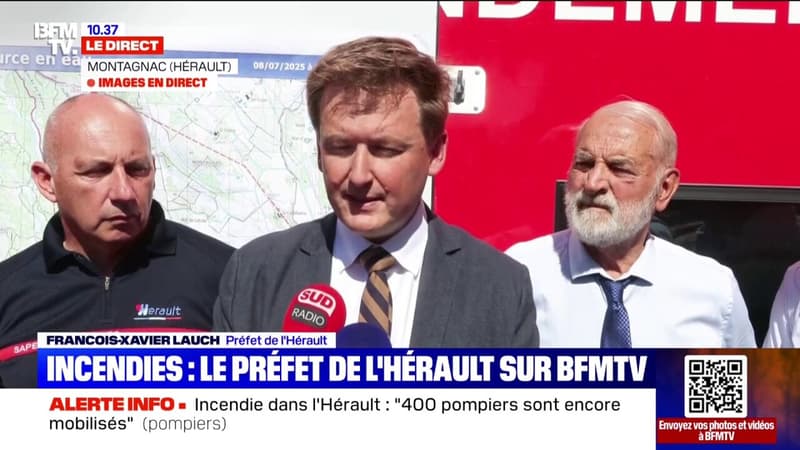 Incendies dans l'Hérault: le préfet indique 