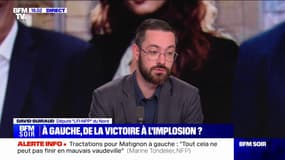"J'ai été très déçu du refus du PS d'Huguette Bello", explique David Guiraud (député LFI-Nouveau Front populaire du Nord)