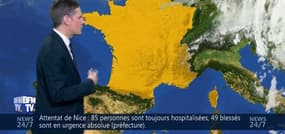 La météo pour ce lundi 18 juillet 2016