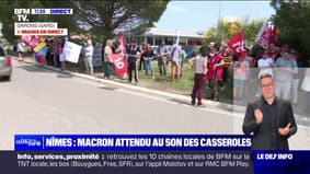 Emmanuel Macron attendu à Nîmes au son des casseroles
