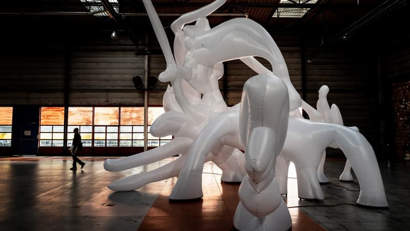 Un oeuvre de la Biennale, en 2019