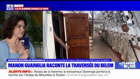 Manon Guariglia-Marseille raconte la traversée du Belem avec la flamme olympique