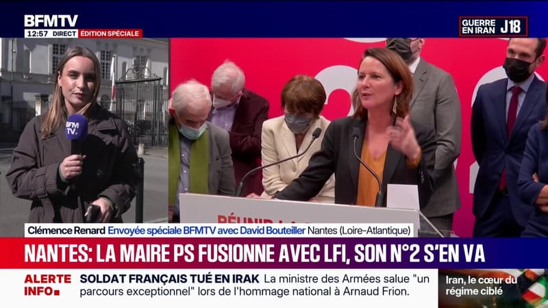 Municipales 2026: le premier adjoint de la maire de Nantes se retire de la liste avant le second tour après l'alliance PS-LFI