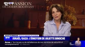 Israël: "C'est un drame pour l'humanité de voir qu'il y a tellement d'horreurs d'un côté comme de l'autre", pour l'actrice Juliette Binoche (signataire d'une tribune pour la libération des otages détenus par le Hamas)