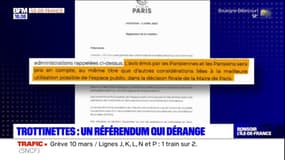 Trottinettes: un référendum qui dérange la mairie?